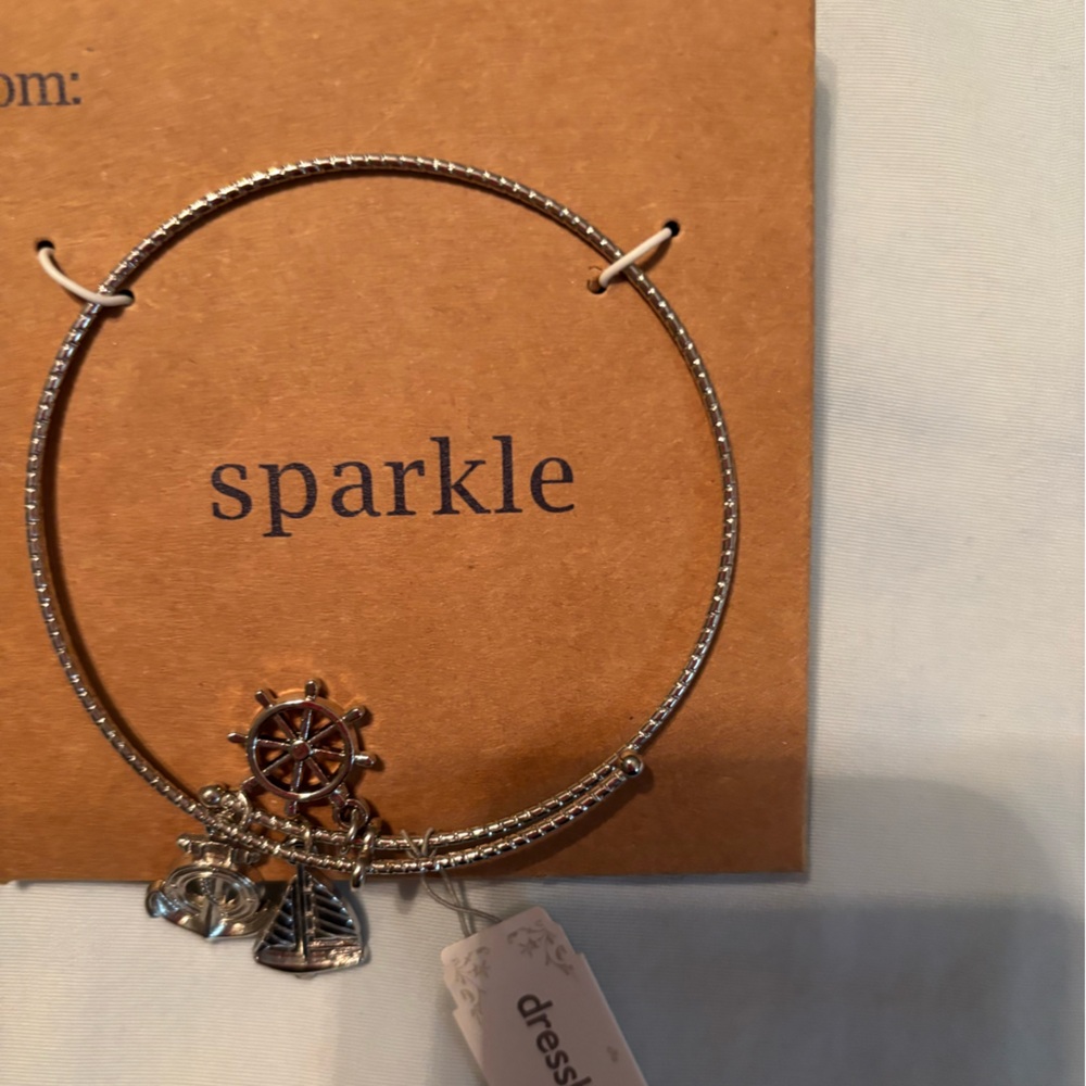 Brand new nautical silver bracelet